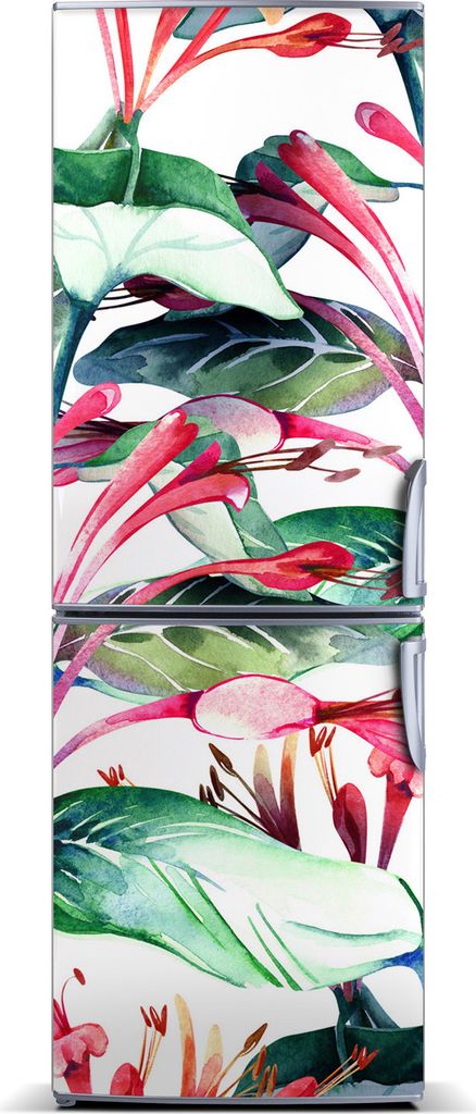 Tulup Kühlschrankdekoration - Magnetmatte - 60 cm x 180 cm - Magnet auf dem Kühlschrank - Geißblatt