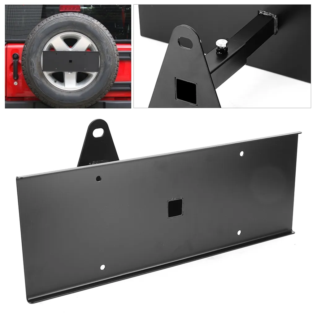 Accessoires extérieurs voiture support plaque immatriculation 52cm - 4