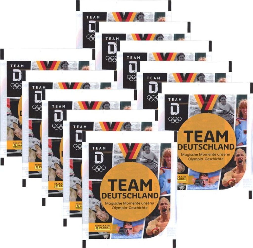 Team Deutschland Olympia Teil 1 - Sammelsticker - 10 Tüten
