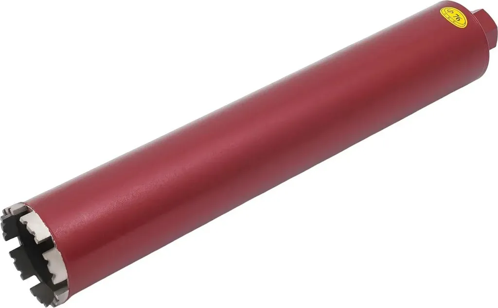 Couronne de carottage diamantée Ø76 mm x 450 mm pour béton et brique