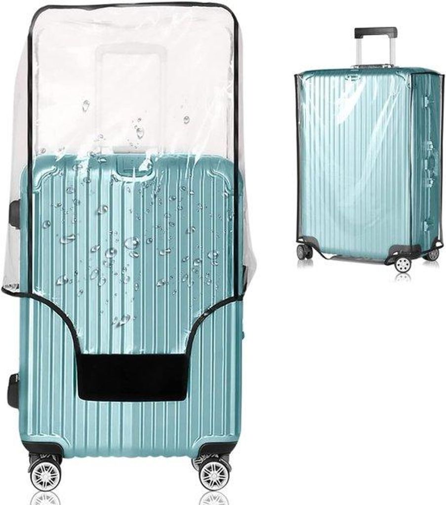 Reisetasche - Weltreise - Extra groß - transparente PVC-Tasche - 28 Zoll - wasserdichte Reisebeutel - 2 Stück - Reisezubehör