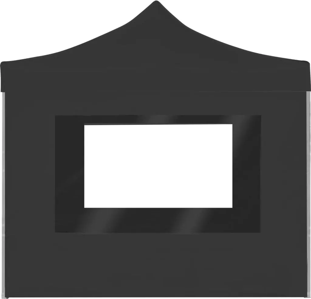 Tente pliante alu 2x2m anthracite : montage rapide sans outils requis