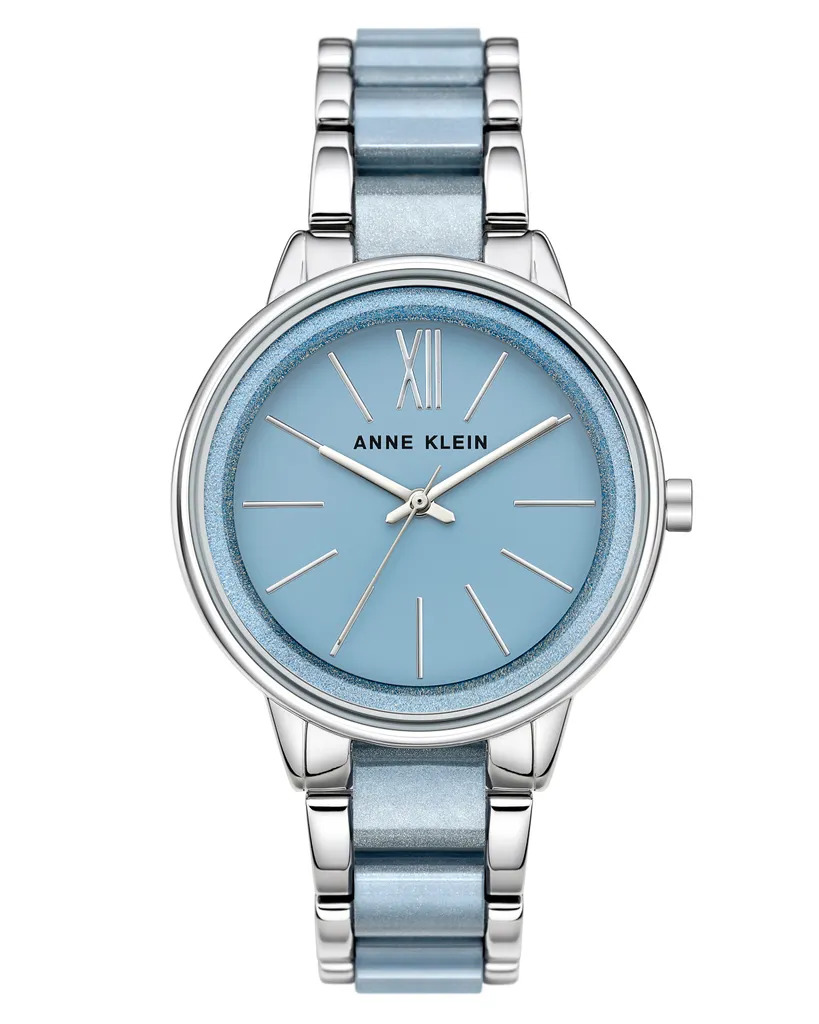 Montre Femme Argentée Anne Klein Idéale pour le Travail et les Soirées