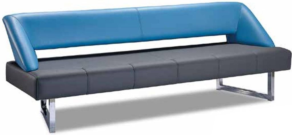 Dreisatzsofa Wohnzimmer 3-Sitzer Sofa Polster Möbel Leder Mehrfarbic Modern Stil