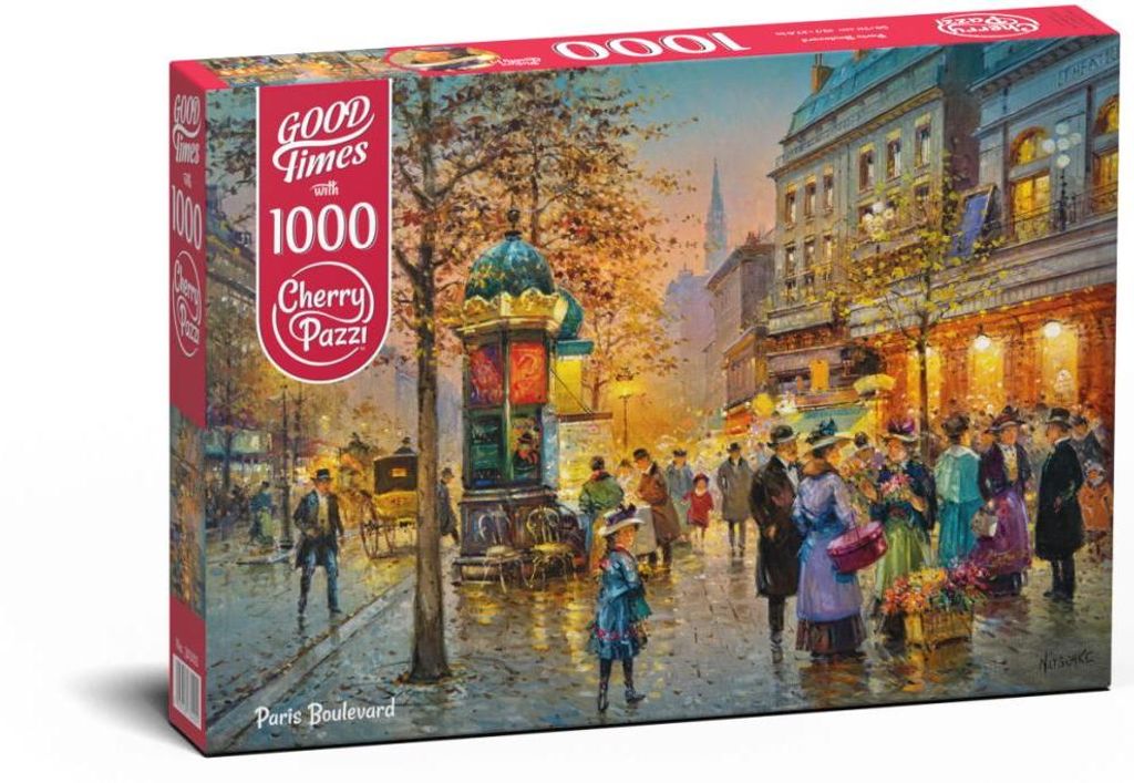 Puzzle 1000 piese Paris Boulevard 30202 Cherry Pazzi