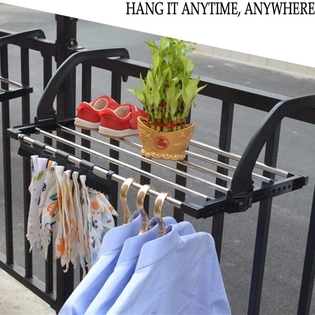 Séchoir à Linge pour Radiateur et Balcon - Petit Modèle Pliable - 3