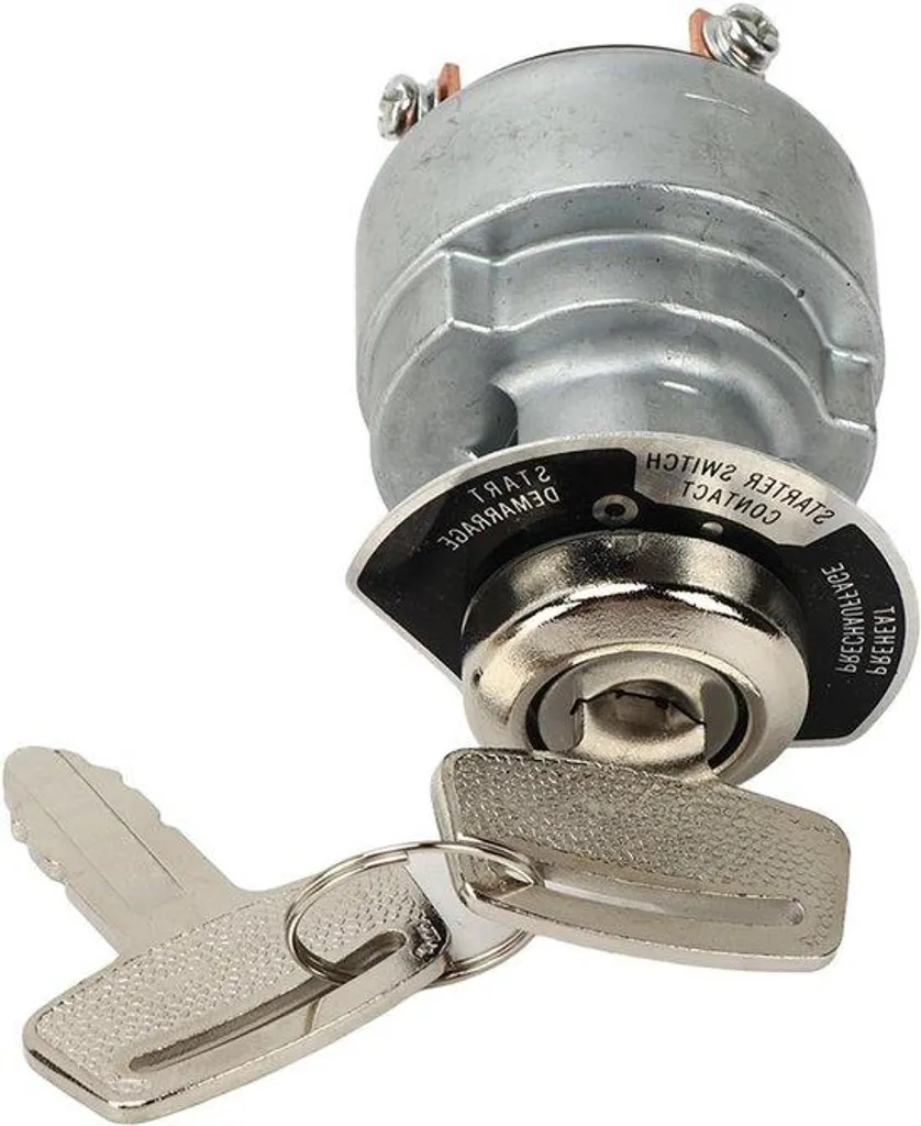 Clé de contact et barillet pour moteur Kubota D1005 V1505 pièce de rechange