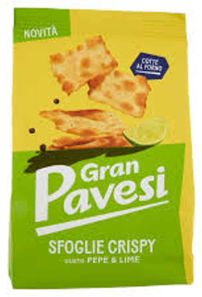 Crackers Sfogle, saveur citron et poivre, 150g - Gran Image du produit 