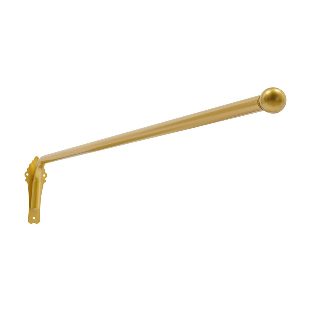Vorhangschiene Display Stand Gold Dreharm Fenster Vorhangstange