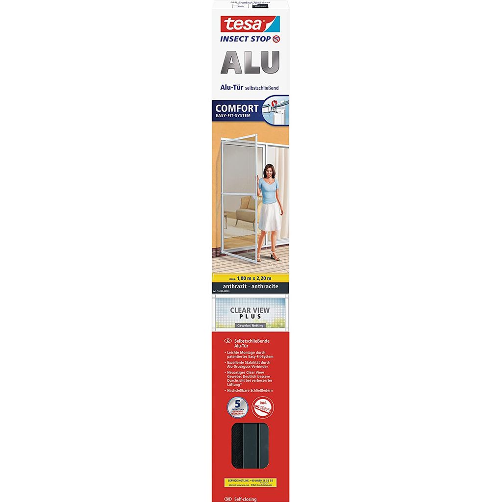 tesa 55192-00003-00 tesa sieťka proti hmyzu ALU COMFORT Obrázok produktu 