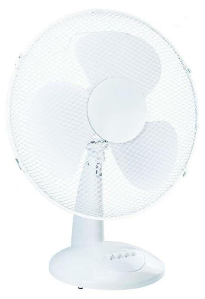ACA Runder Tischventilator mit Beleuchtung, weiß, 30 cm, 35 Produktbild 