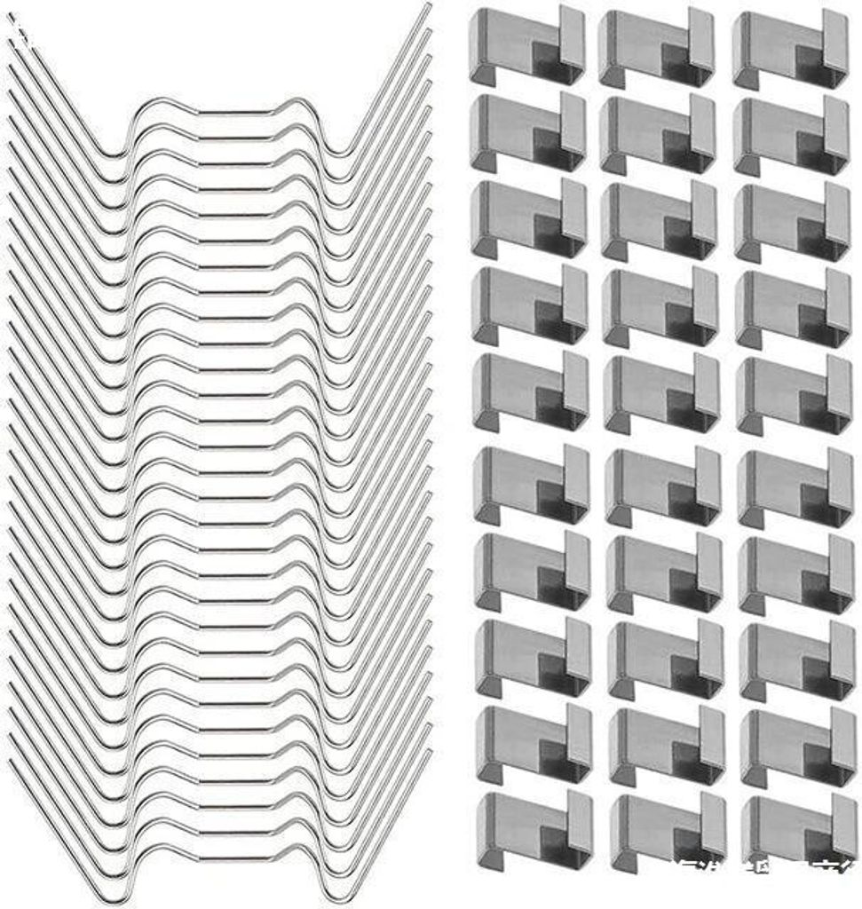 25 Stück Gewächshaus klammern mit 25 Stück überlappung clips, Gewächshausklammern klammern Gewächshaus für Hohlkammerplatten, Gewächshaus P...