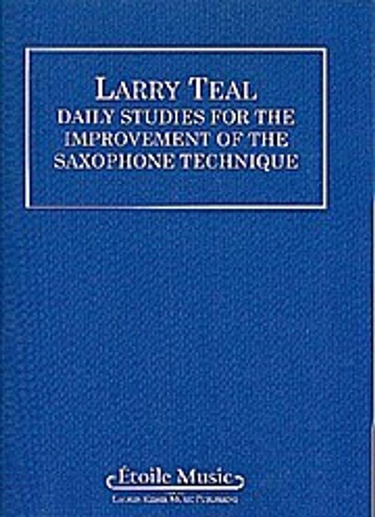 Daily Studies for the Improvementof the saxophone technique