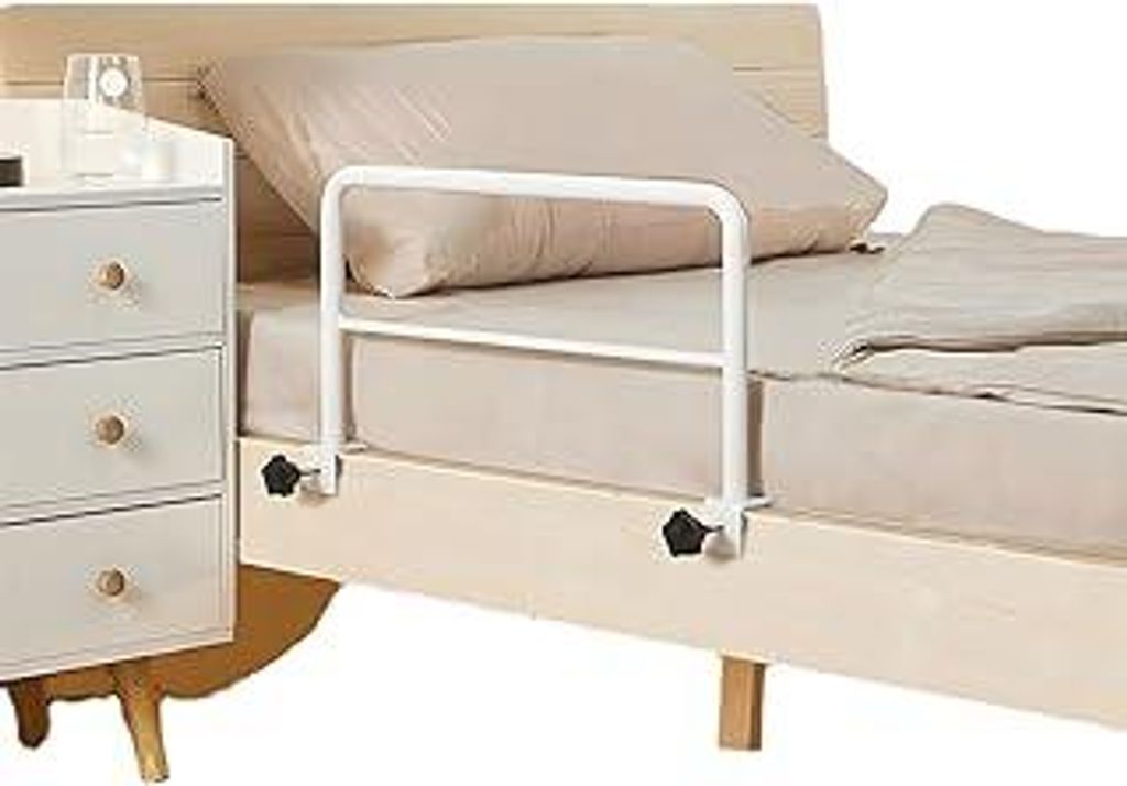 Bettgitter für Ältere Bettschienen für ältere Erwachsene zum Aufstecken,Sturzprophylaxe am Bett bettschutzgitter, geeignet für Schwangere, Kin...