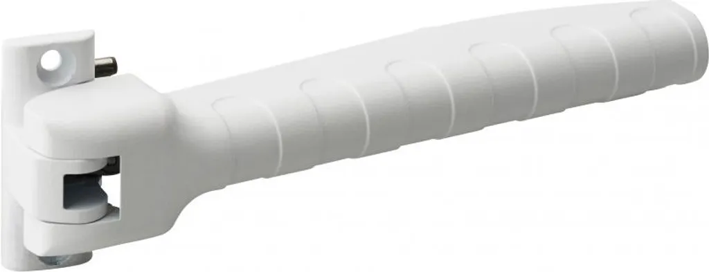 Ferme-porte automatique compact et discret blanc pour menuiserie