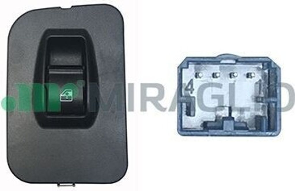 MIRAGLIO 121/FTP76005 Fensterheberschalter für FIAT QUBO (225) Vorne Rechts Fensterheber Schalter
