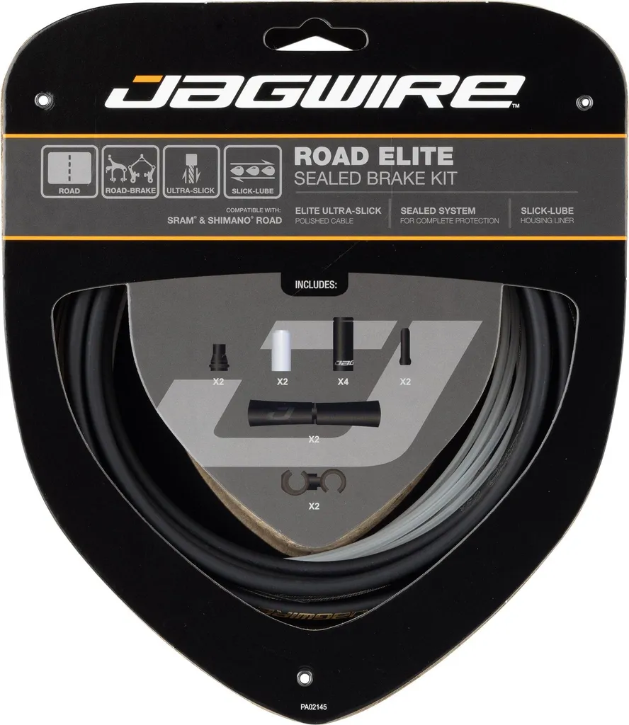 Kit Freinage Route Scellé Jagwire Road Elite avec Gaines Lubed Liner