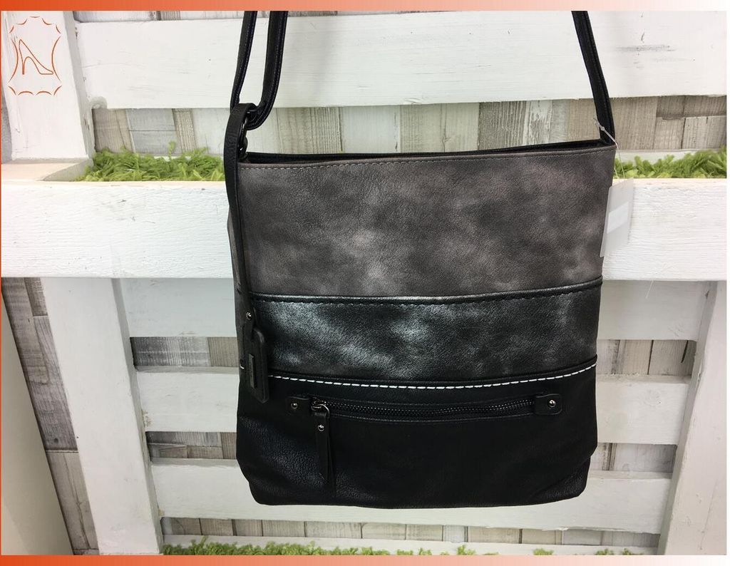 Rieker Damen Handtasche H1301-45 grau combi Produktbild 