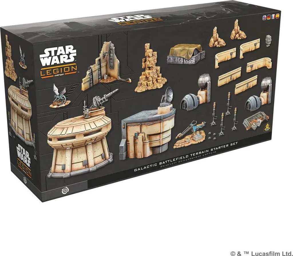 Star Wars Legion AMGD1243 - Kit de démarrage avec figurines détaillées
