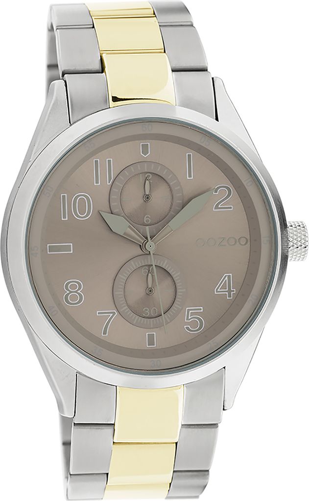 Oozoo Metall Damen Uhr Analog Quarzuhr Armband silber gold Timepieces D2UOC10632
