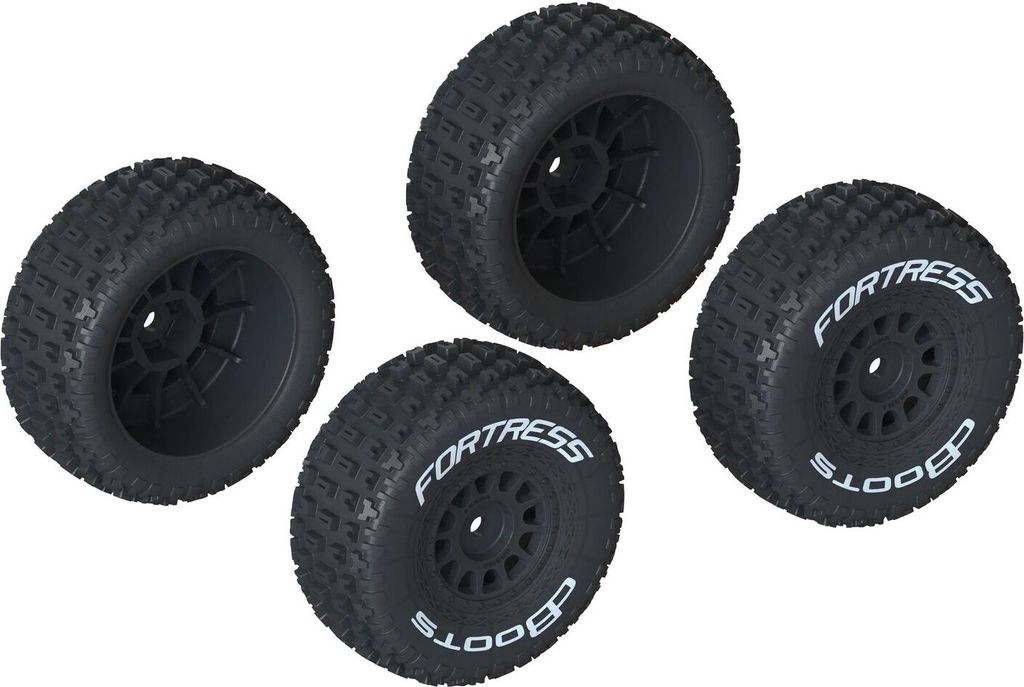 Arrma dBoots FORTRESS Reifen Set geklebt Option (2 Paar)
