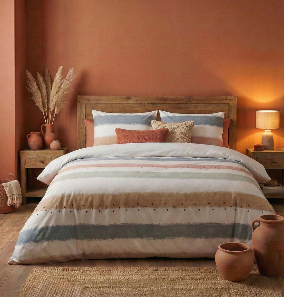 L'Essentiel Linge de Maison, XXL Bettwäsche Set (1 Stück), 155 x 220 cm, 70% Baumwolle / 30% Polyester, Maschinenwaschbar, Kissenbezug 80 x 80 cm...
