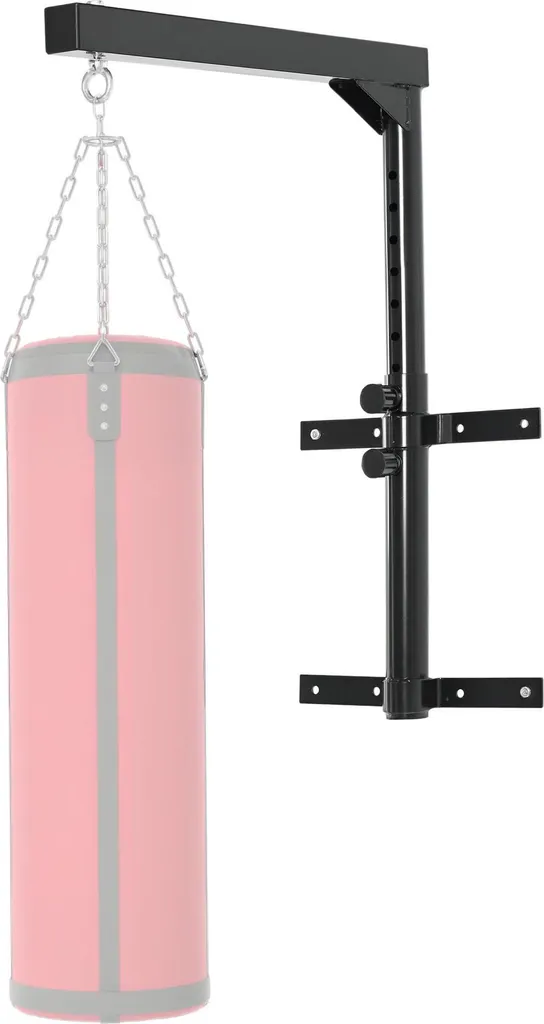 Support de Boxe Robuste en Acier HOMCOM - Hauteur Ajustable Max 100kg