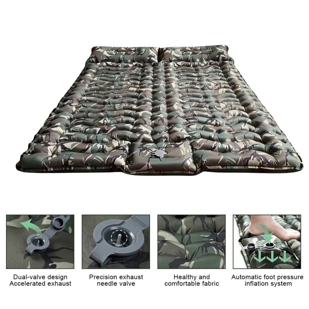 Matelas de sol autogonflant double avec isolation thermique renforcée - 14