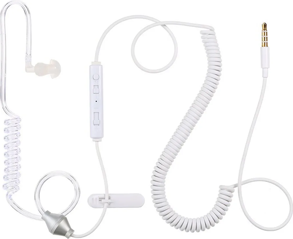 Cuffia Singola Antiradiazioni Bianca Jack 3.5mm | Multifunzione Top