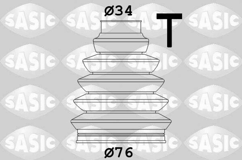 Faltenbalgsatz, Antriebswelle SASIC 1904033