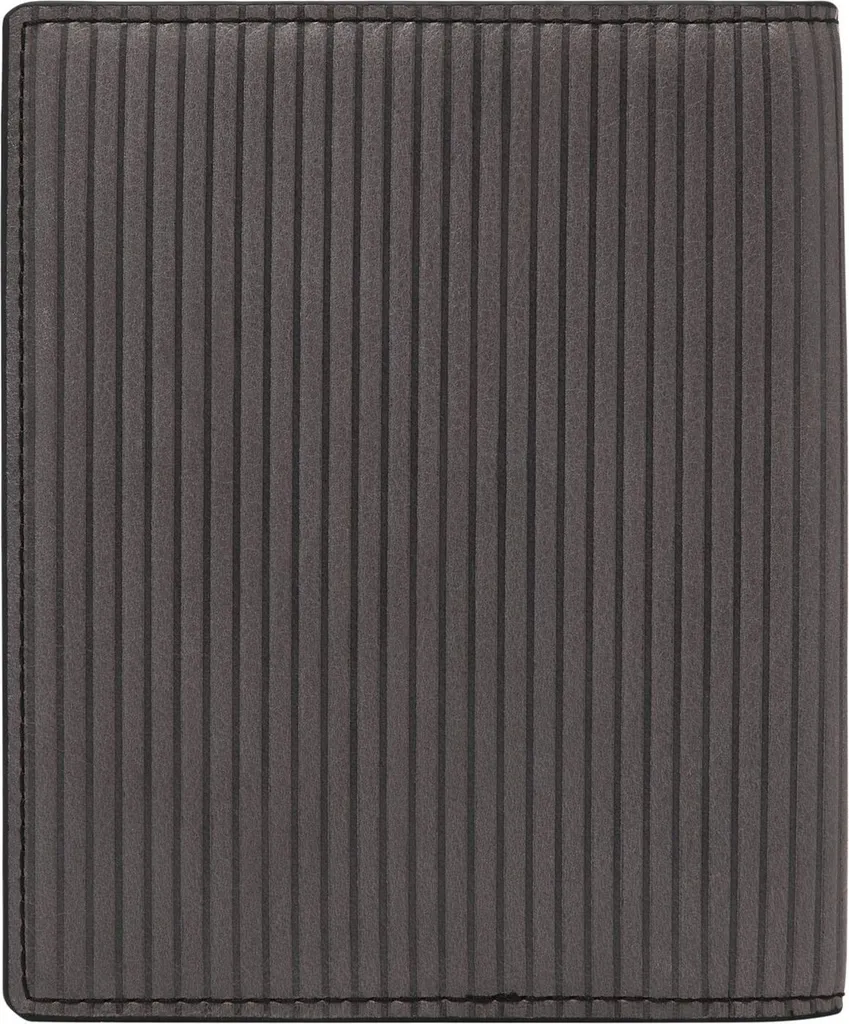 Protège-passeport Gris en Cuir Véritable Fossil - Accessoire de Voyage