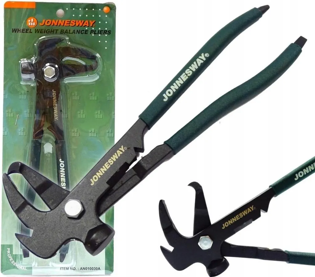Pince pour masses d'équilibrage de roue professionnelle avec extracteur