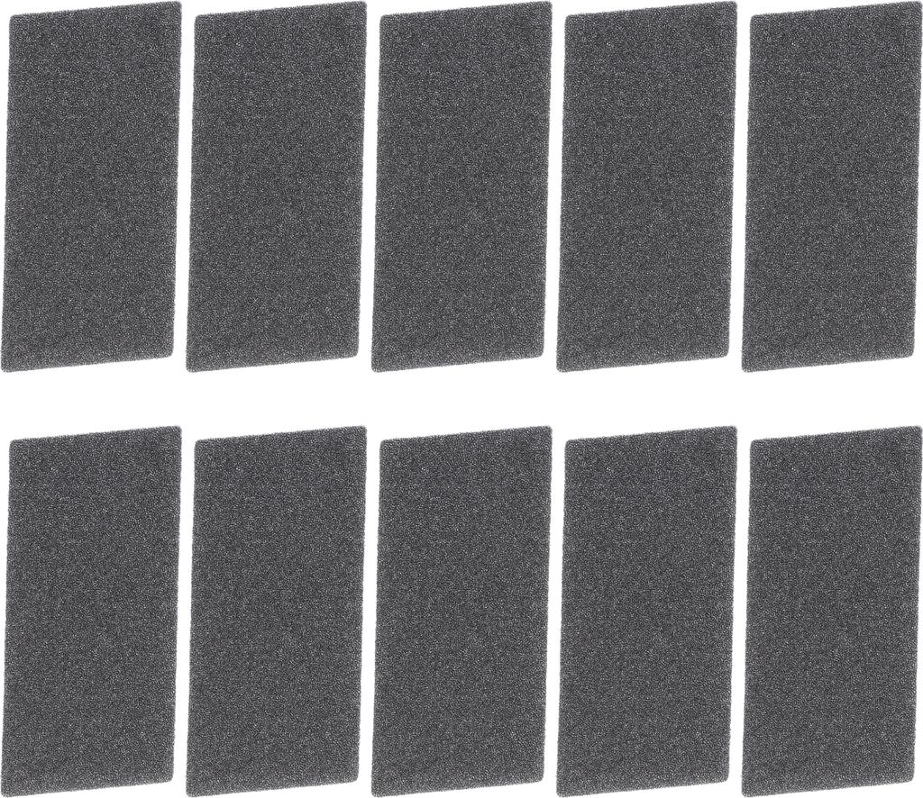 McFilter | Ersatzfilter (10 Stück) Schwammfilter geeignet für Bauknecht Whirlpool Ignis HX 481010354757, Zubehör für Trockner, 220 x 107 x 8mm