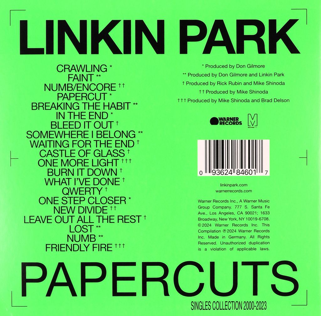 Papercuts (Singles Collection 2000-2023), CD Zdjęcie produktu 