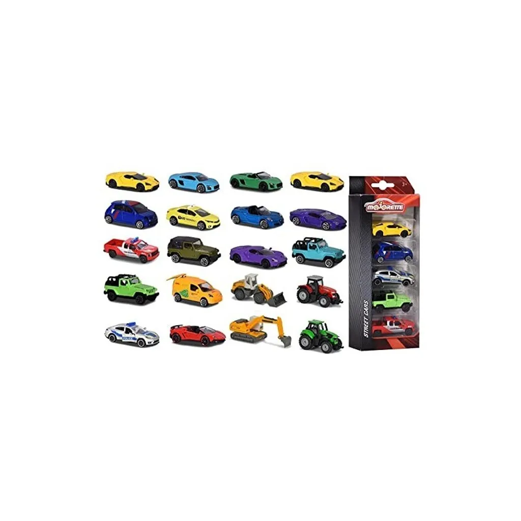 Voitures Miniatures Majorette en Métal Incassables : Lot de 5 Pièces