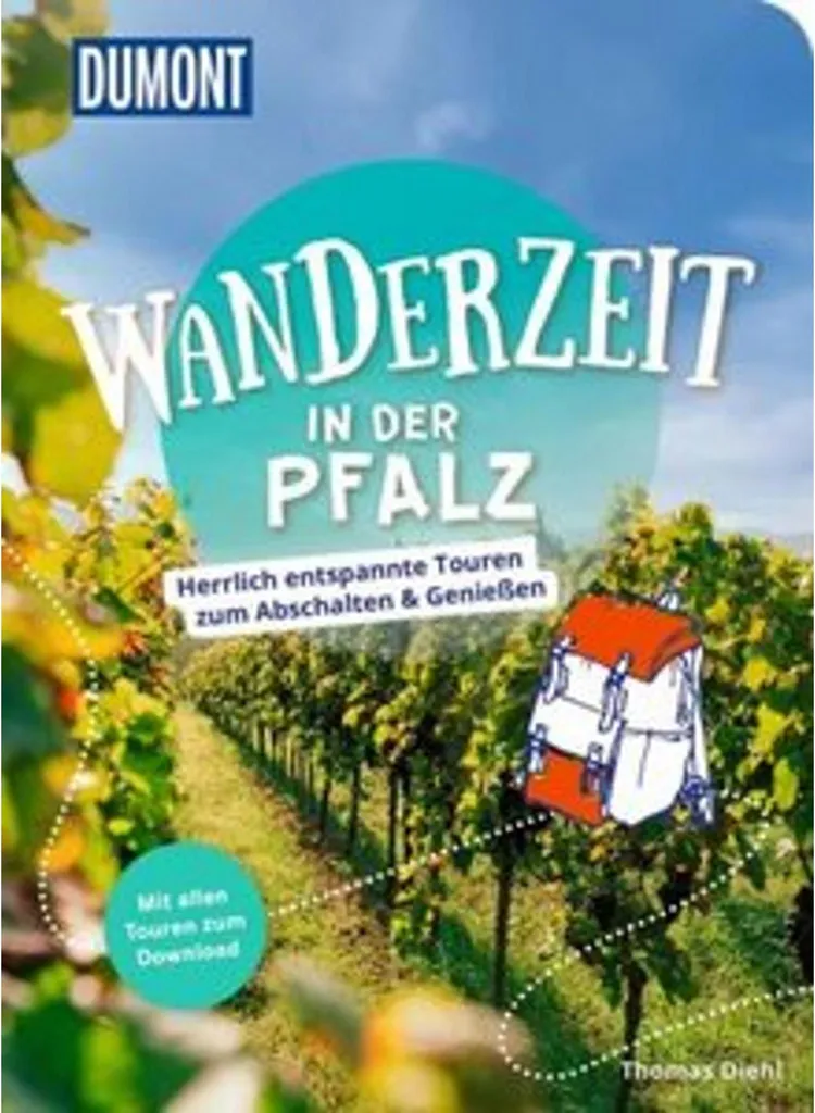 Livre de Randonnée Pfalz DuMont Wanderzeit pour Passionnés de Nature