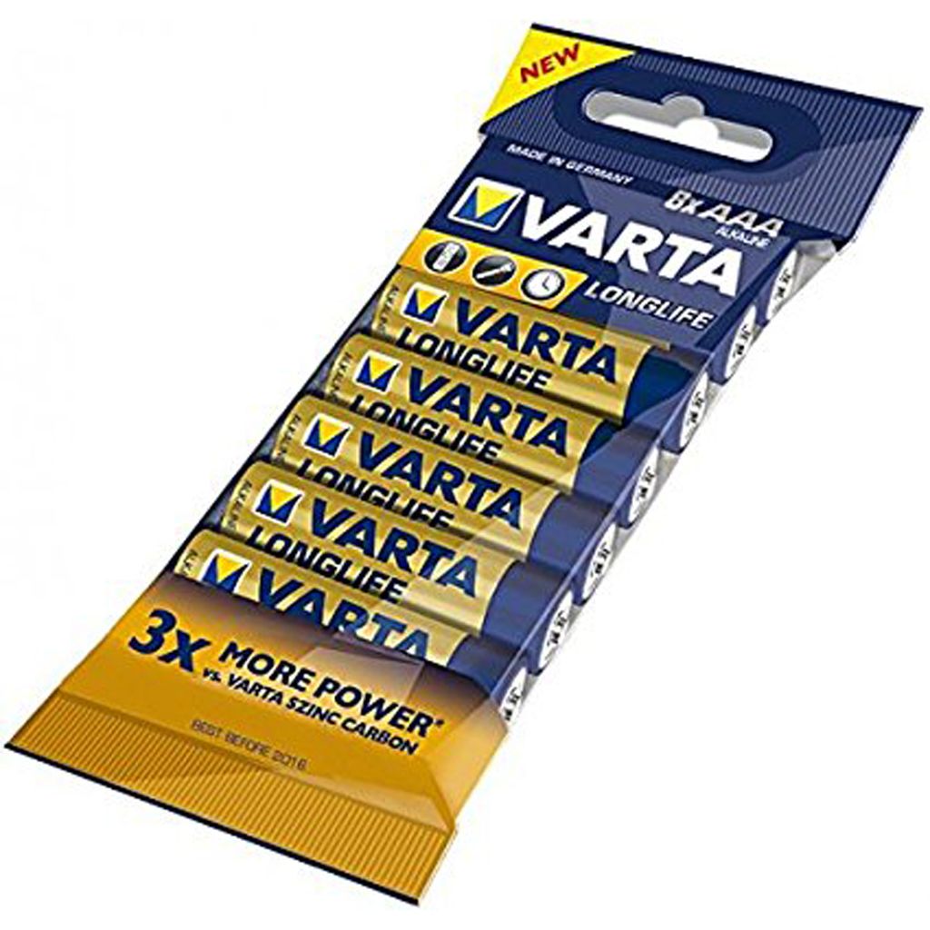 Varta 4103, Alkali, Zylindrische, 1,5 V, 44,5 mm, 10,5 mm, Zdjęcie produktu 