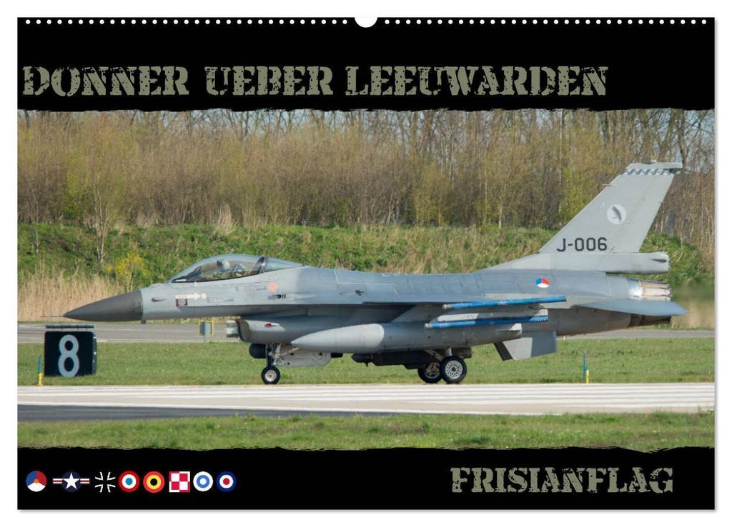Donner ueber Leeuwarden (Wandkalender 2027 DIN A2 quer), CALVENDO Monatskalender