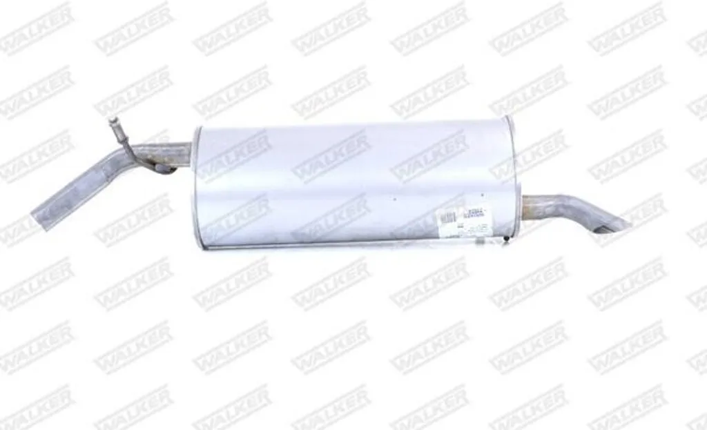Pot d'échappement arrière pour Peugeot 207 Berline et Break - OE 1730AV