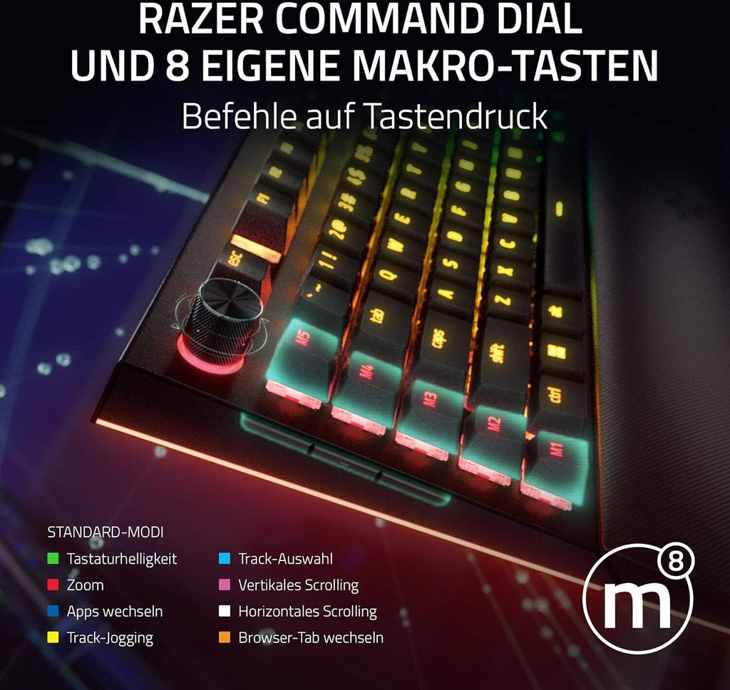 BlackWidow V4 Pro - Green Switches (Klickend) - DE Produktbild 7