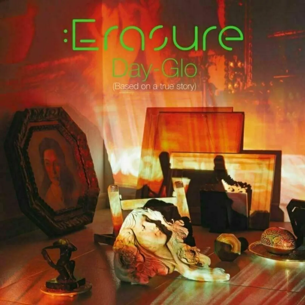 Vinyle Erasure Day-Glo Vert Fluorescent Édition Limitée pour Votre Collection