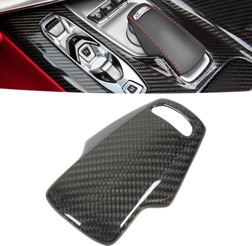 Couvercle de Console Centrale pour Corvette C8 2020+ en Carbone ABS - 2