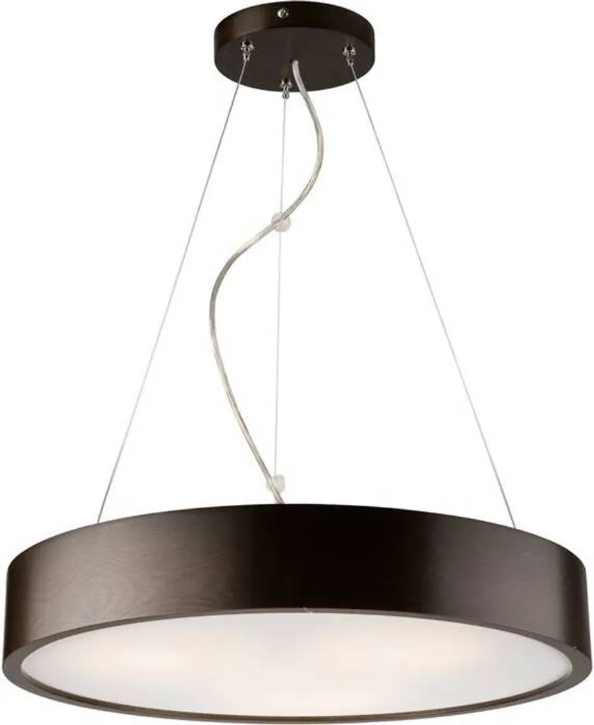 Suspension Design Lamkur 28354 Bois/Métal - Éclairage Chaleureux Moderne