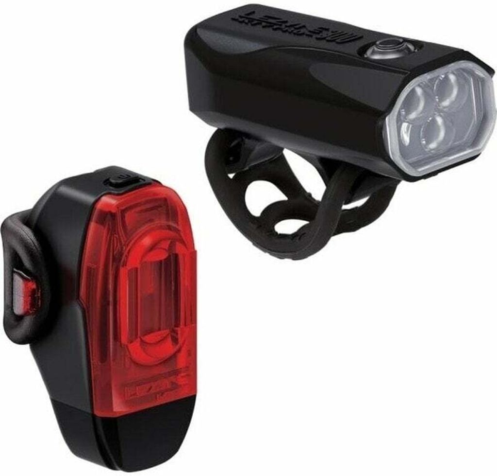Lezyne KTV Drive Pro 300+/KTV Drive+ Pair Black/Black Front Obrázek produktu 
