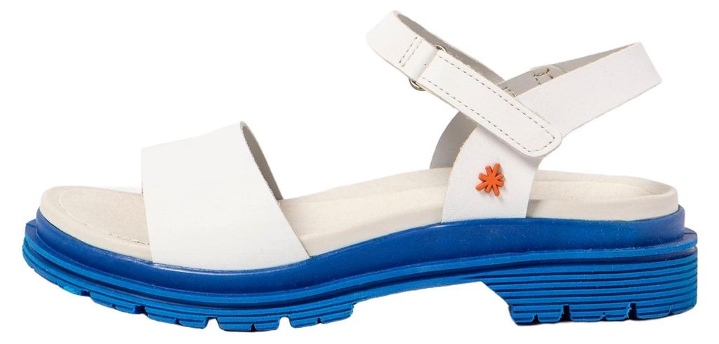 Art Sandalen Damen 1548 NAPPA WHITE-BLUE/ BIRMINGHAM Farbe Weiß