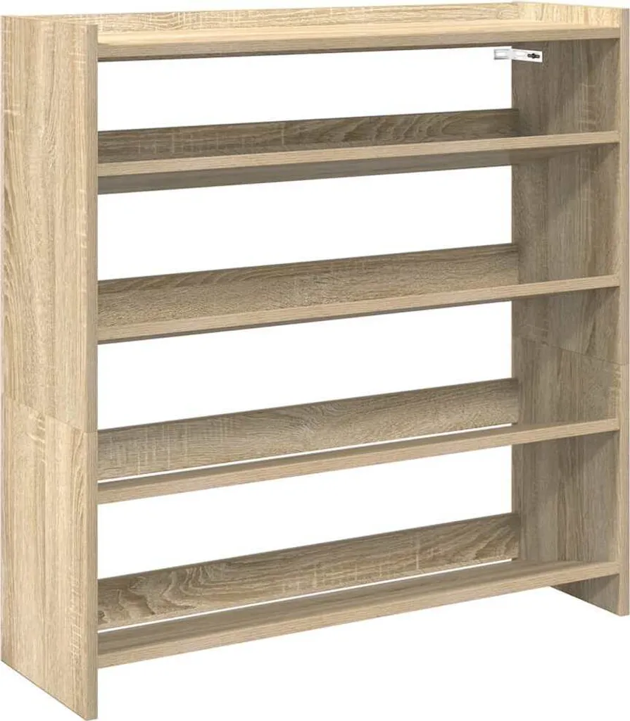 Scarpiera Rovere Sonoma 80x25x81 cm - Mobile in Kit Alta Qualità