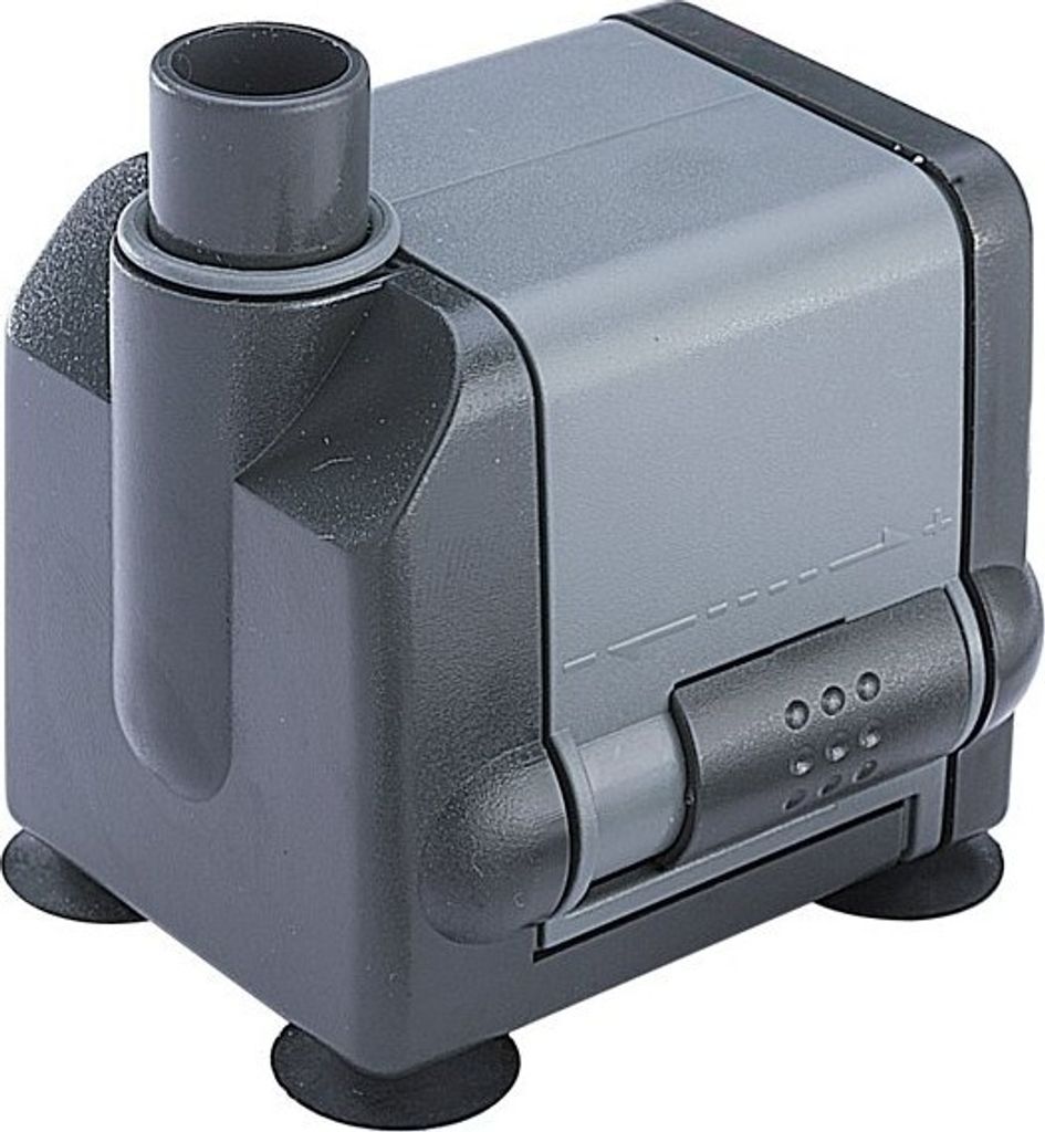 A product shot of a small water pump.
