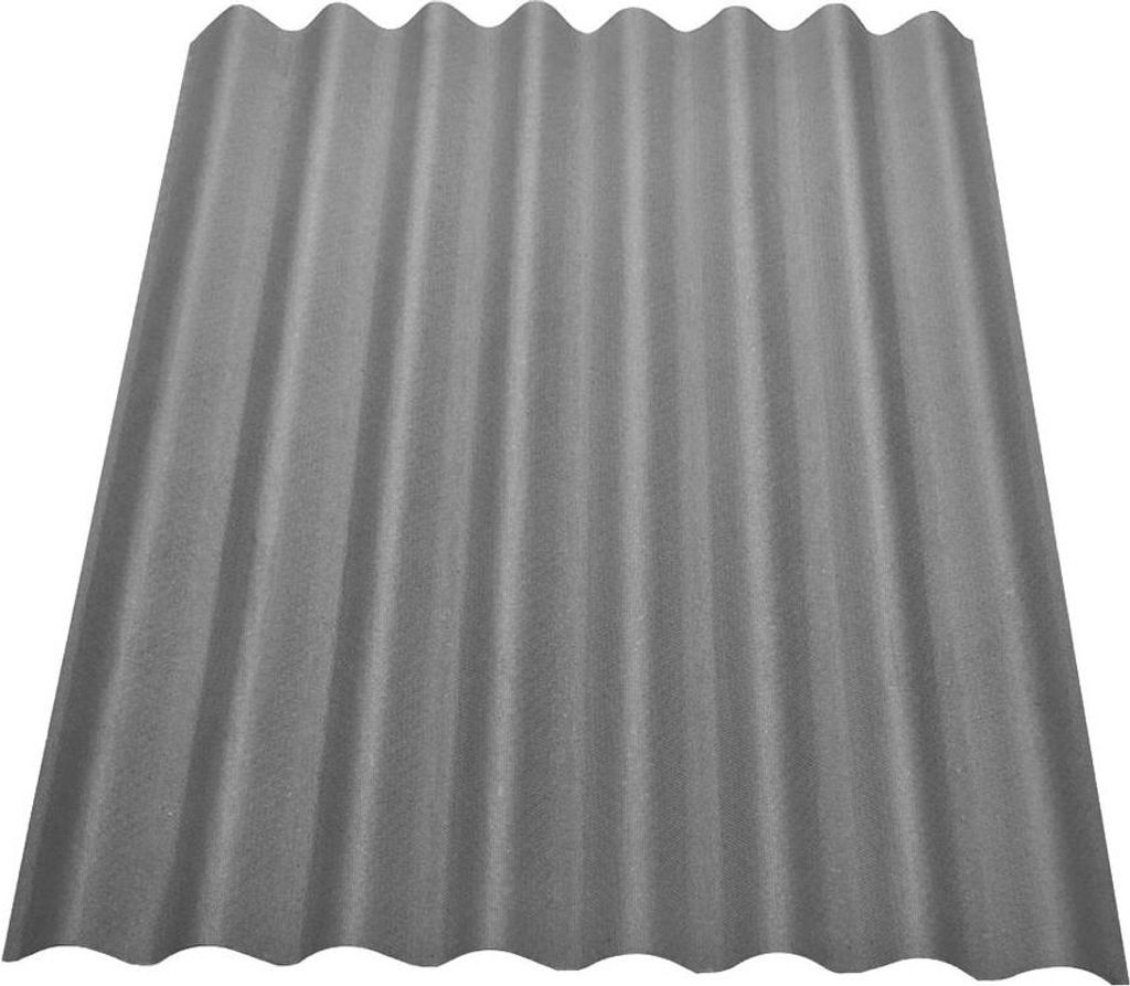Onduline Easyline Dachplatte Wandplatte Bitumenwellplatten Wellplatte 1x0,76m - grau