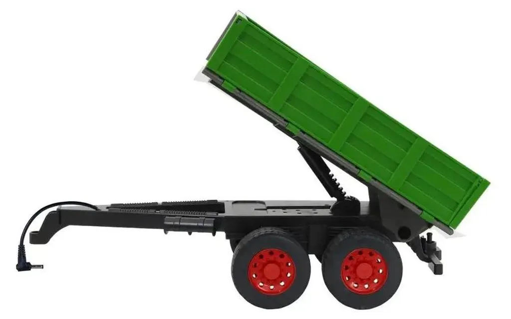Remorque basculante Jamara 423284 avec benne mobile verte robuste - 4