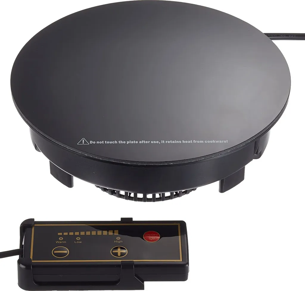 Plaque de cuisson induction Lacor 1000W avec réglage de température
